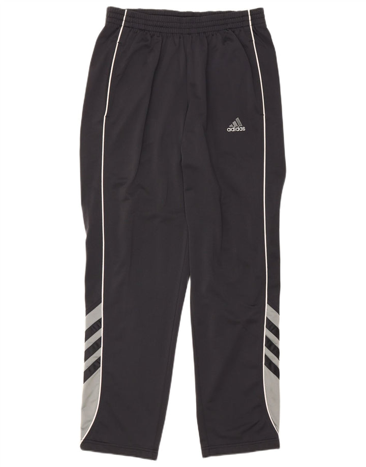 Męskie spodnie dresowe Adidas UK 40/42 Średni czarny poliester z blokami kolorów