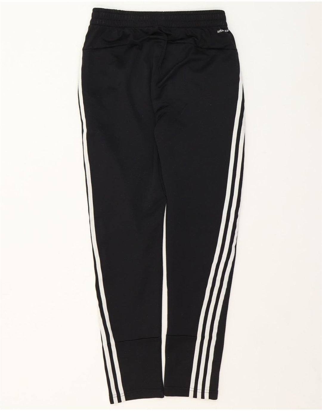 ADIDAS Boys Tracksuit Trousers Joggers 13-14 Years  Black Polyester Vintage Adidas and Second-Hand Adidas from Messina Hembry 
