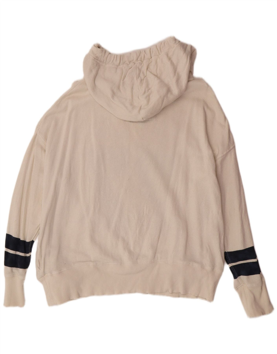 Damski sweter z kapturem Superdry Graphic UK 18 XL Off White Cotton College