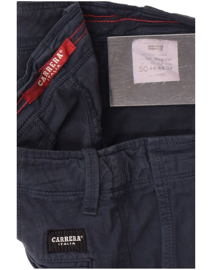 Męskie spodenki Chino Carrera W34, duże, granatowe