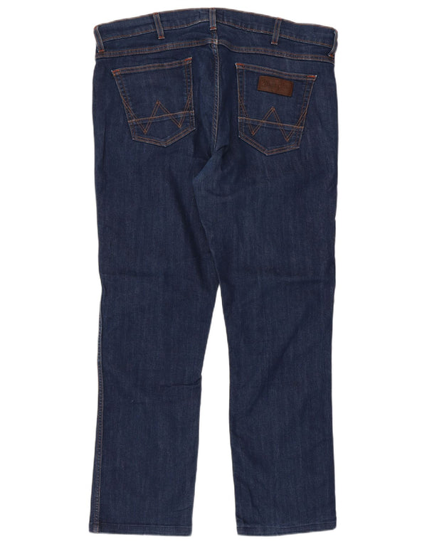 Wrangler Mens Straight Jeans W38 L29 Blue