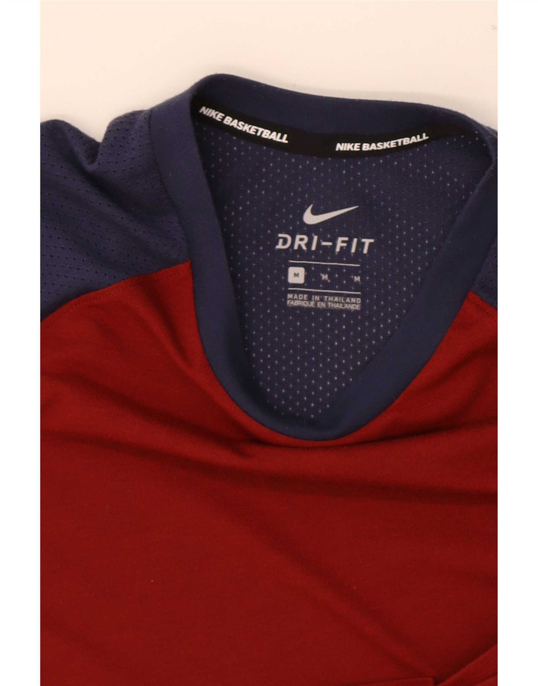 Męski T-shirt Nike Dri Fit Top w kolorze średnio czerwonym