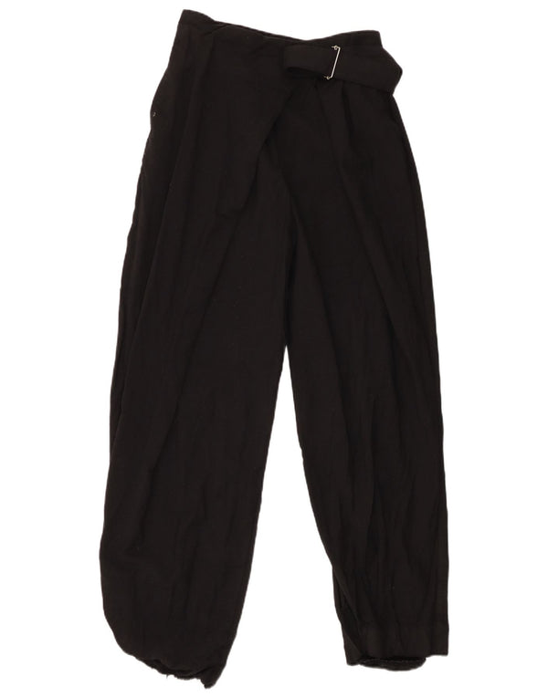 Cos Damskie luźne spodnie typu casual EU 36 XS W26 L28 Czarna wełna
