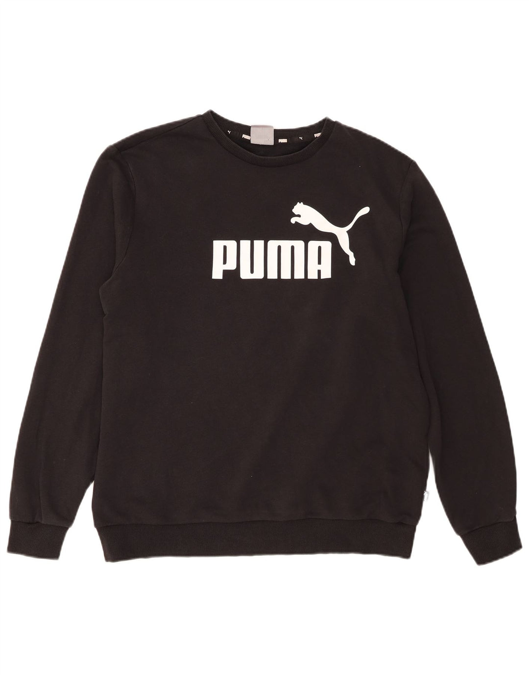 Męska bluza z grafiką Puma, duża, czarna, bawełniana