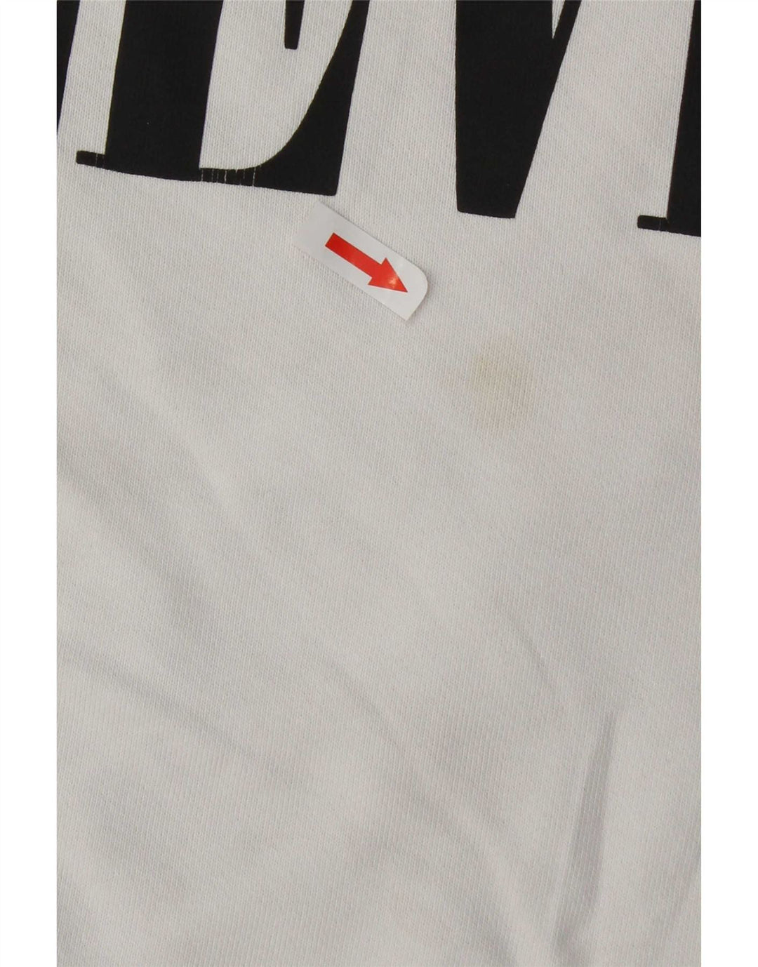Męska bluza Levi's o swobodnym kroju z grafiką, mała, biała, bawełniana
