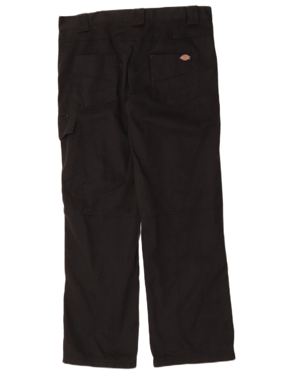 Spodnie damskie Dickies Straight Cargo UK 12 Medium W36 L31 Czarny poliester