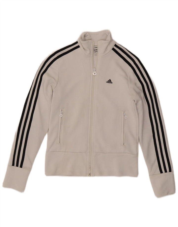 Damska kurtka dresowa Adidas UK 10 mała biała