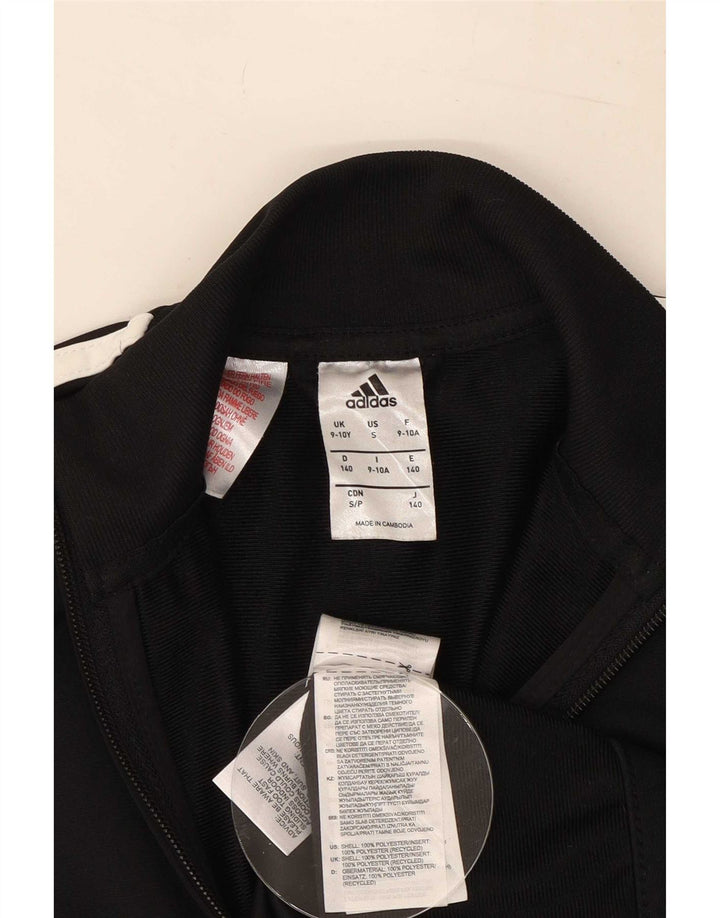 Chłopięca bluza dresowa Adidas 9-10 lat, poliester w czarne paski