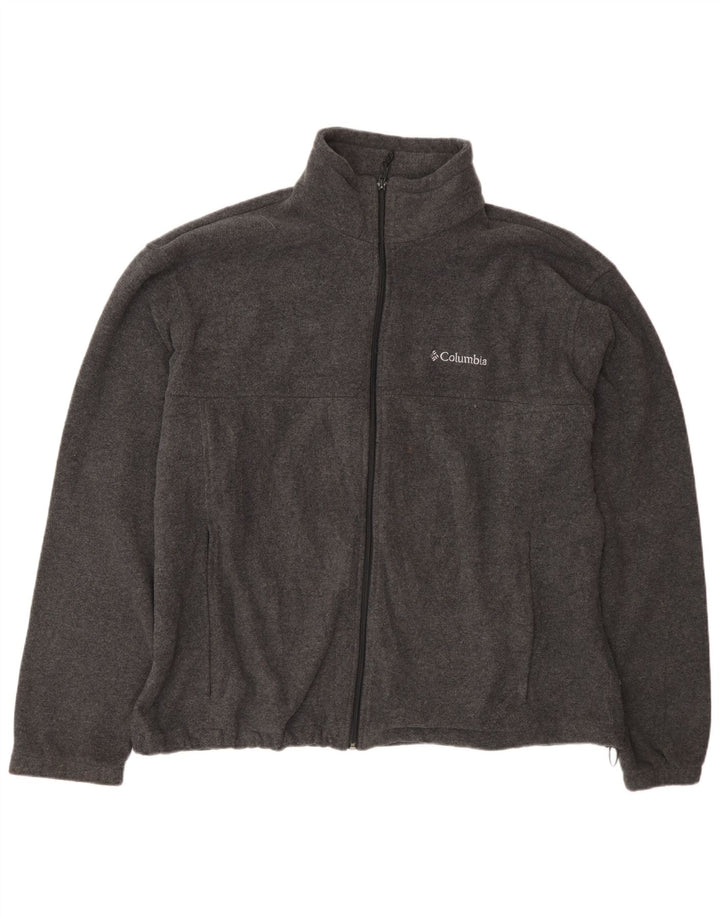 Męska kurtka polarowa Columbia UK 42 XL, szary poliester
