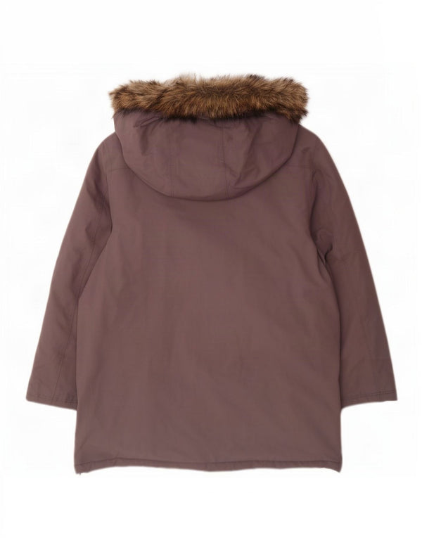 Męski ocieplany płaszcz z kapturem Timberland UK 42 XL, szary nylon