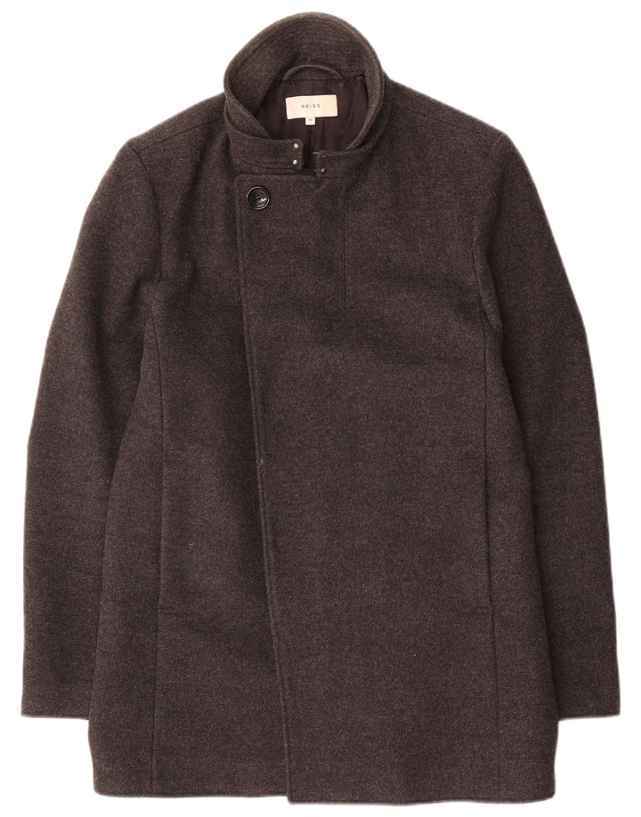 Płaszcz męski Reiss UK 38, średnioszary, wełniany