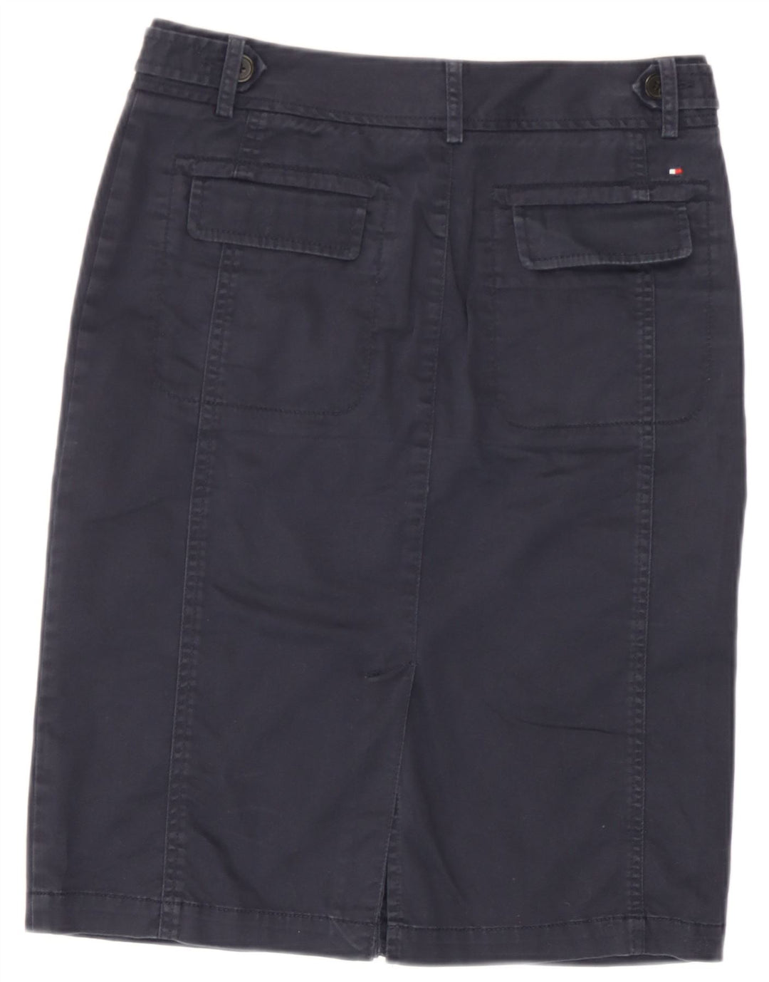 Damska spódnica midi Tommy Hilfiger US 6 Medium W30 granatowa