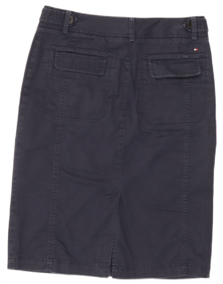 Damska spódnica midi Tommy Hilfiger US 6 Medium W30 granatowa