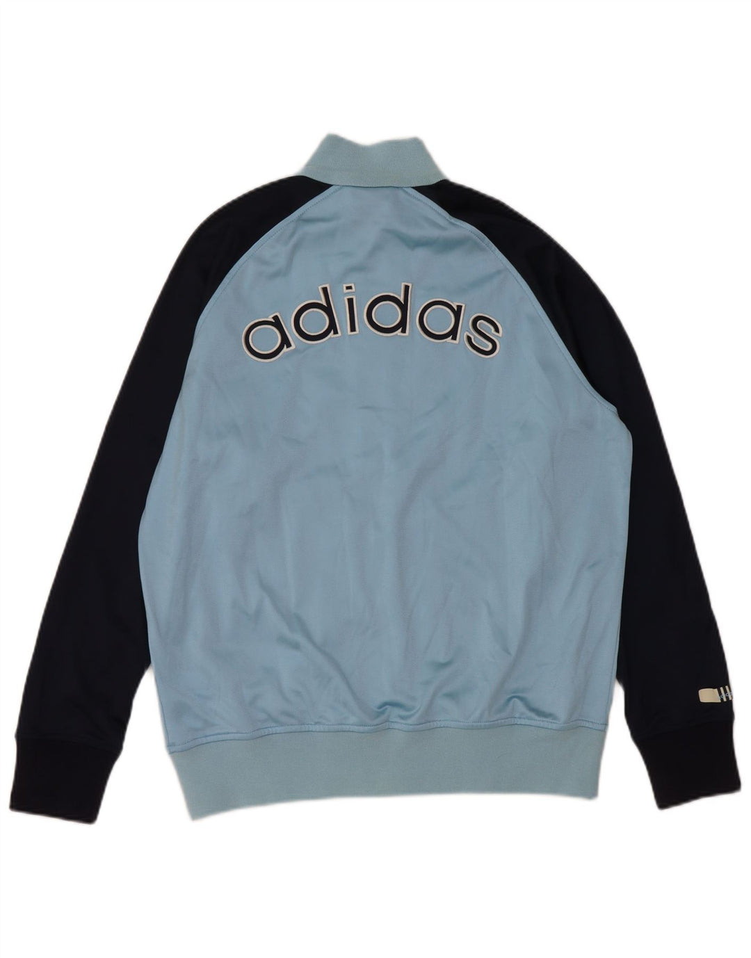 Chłopięca bluza dresowa Adidas z grafiką, 15-16 lat, niebieska, z blokami kolorów