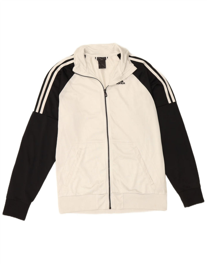 Męska kurtka dresowa ADIDAS UK 40/42 w kolorze średniej bieli