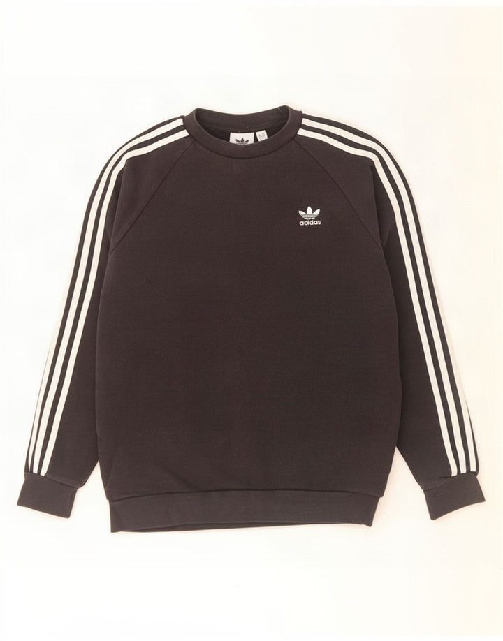 Adidas Męska Bluza Sweter Średni Czarny Bawełna
