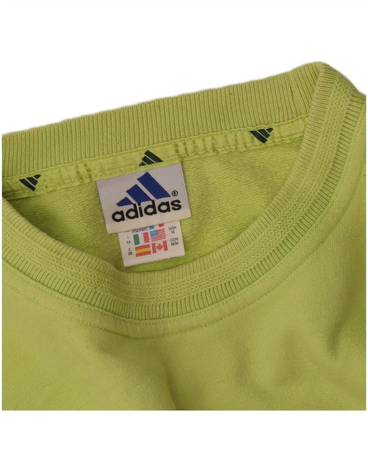 Damska bluza Adidas Jumper UK 12 Średnia zielona bawełna