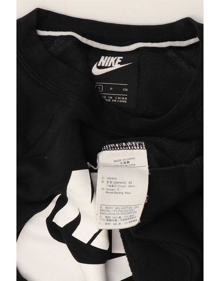 Damska bluza dresowa Nike Graphic Oversize UK 10, mała, szara bawełna