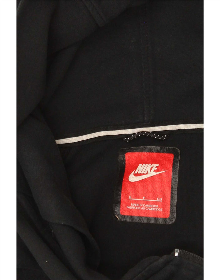 Damski sweter z kapturem i zamkiem błyskawicznym Nike UK 10, mały, czarny