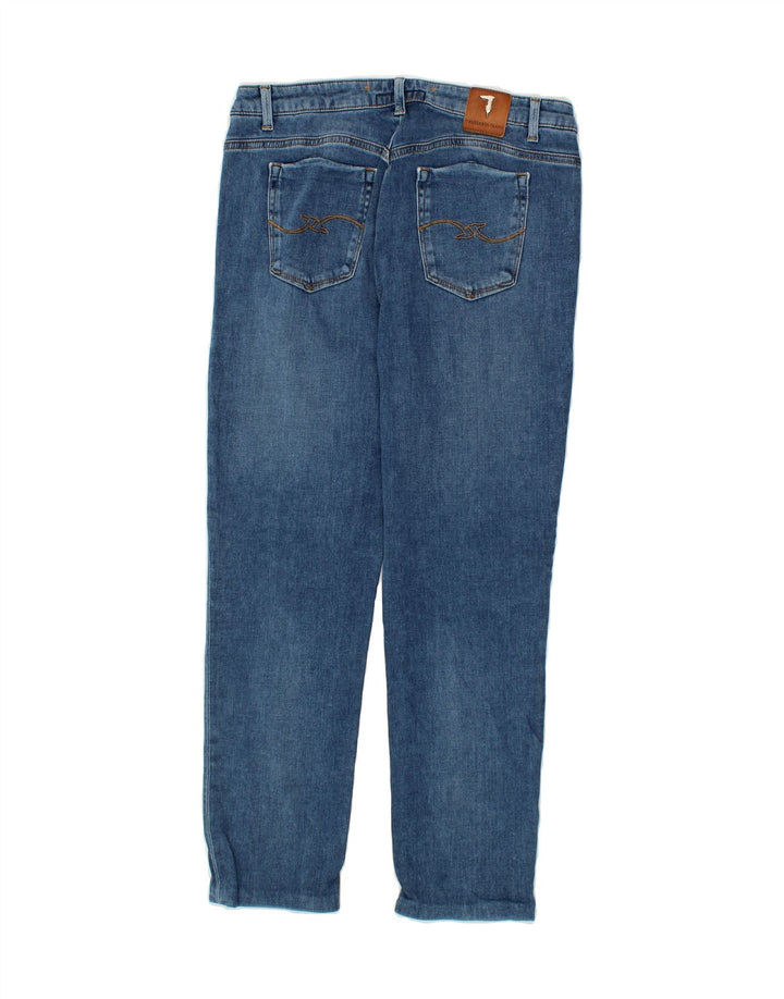 TRUSSARDI Womens Slim Jeans W32 L27 Blue Vintage Trussardi and Second-Hand Trussardi from Messina Hembry 