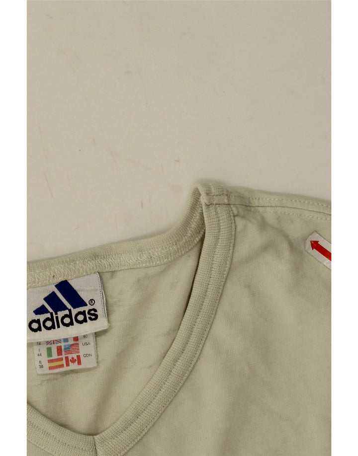Damska koszulka Adidas Top UK 12 średni beż
