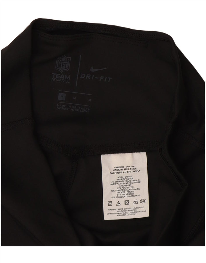 Damskie legginsy NIKE Green Bay Packers UK 12, średni czarny, blok kolorów