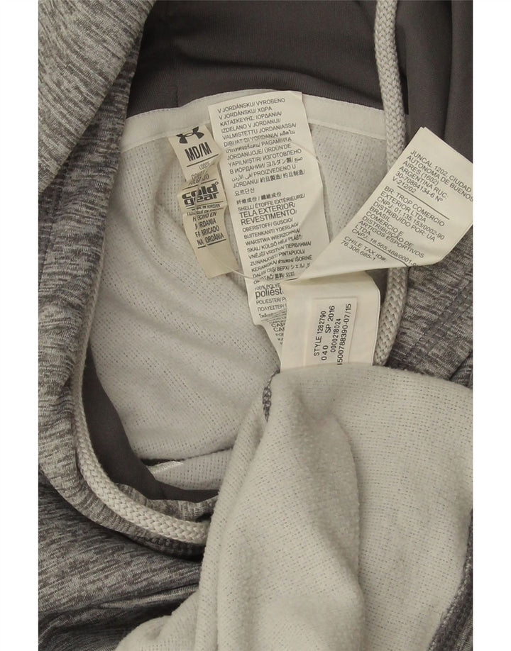 Damska bluza z kapturem Under Armour z grafiką, UK 14, średni szary poliester