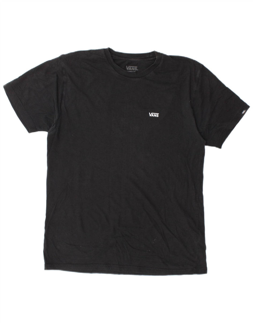 Męski T-shirt Vans o klasycznym kroju, średni czarny, bawełniany