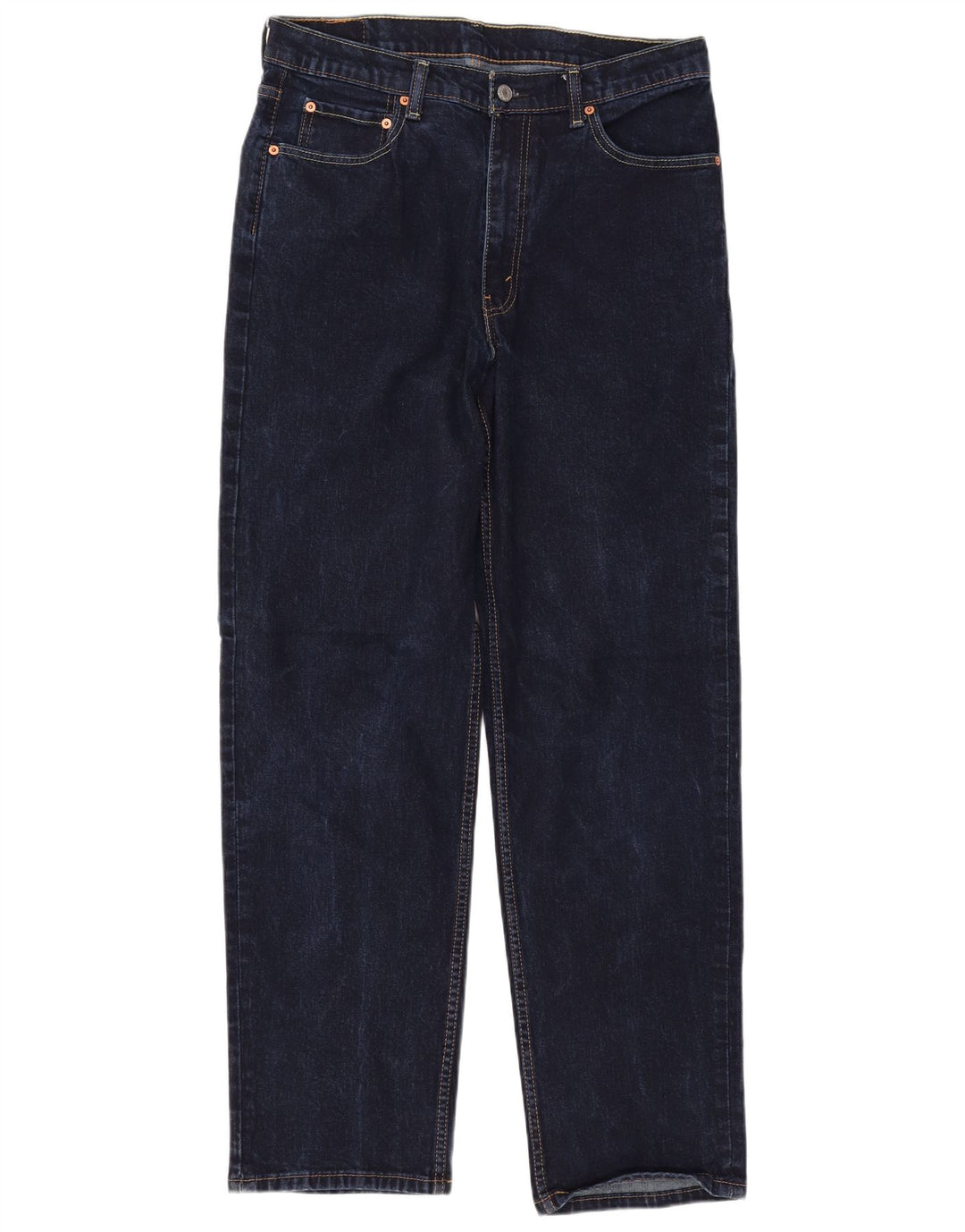 Męskie jeansy Levi's 550 o swobodnym kroju W36 L34 Granatowa bawełna