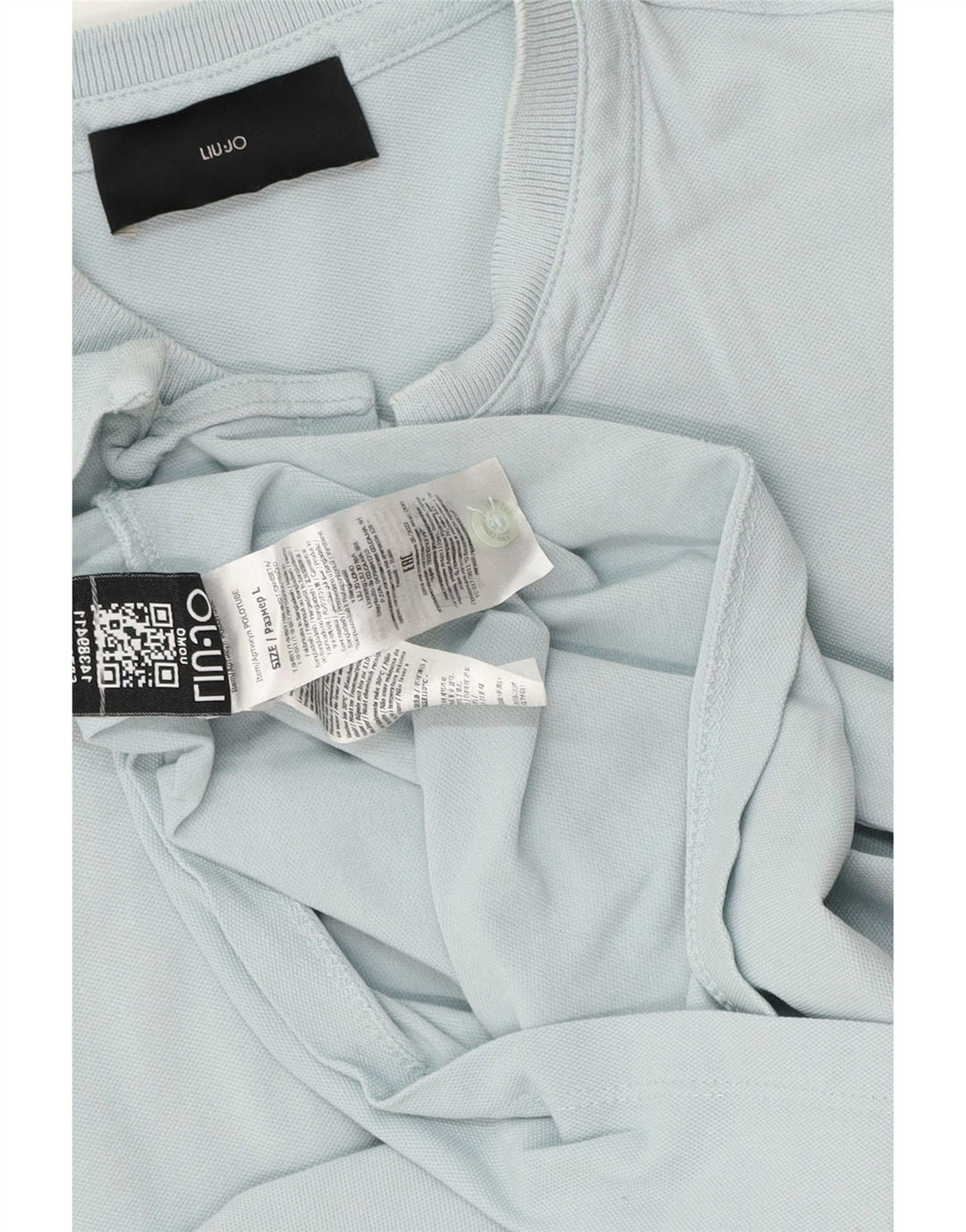 T-shirt męski Liu Jo, duży, niebieski, bawełniany