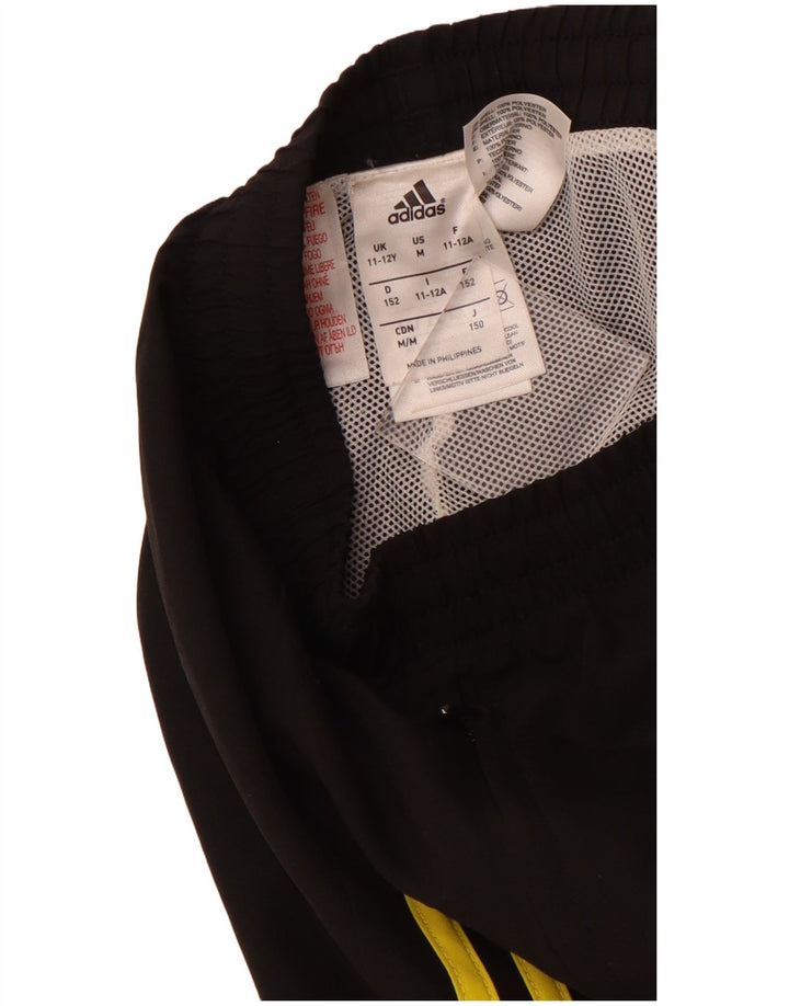 ADIDAS Chłopięce spodnie dresowe Joggery 11-12 lat Czarny poliester