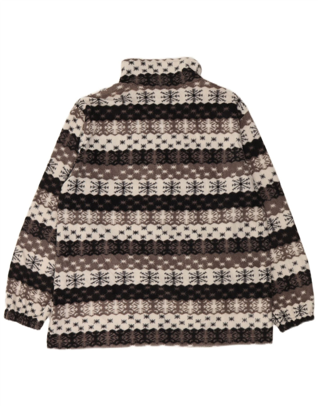 Męska kurtka polarowa VINTAGE UK 44 2XL Szara Fair Isle