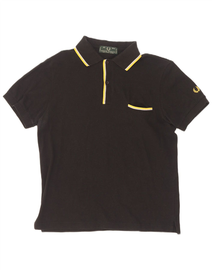 Męska koszulka polo Fred Perry, bawełniana w średnie czarne paski