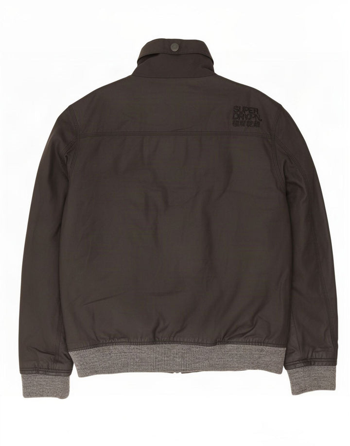 Męska kurtka bomber Superdry UK 44 2XL Czarny poliester