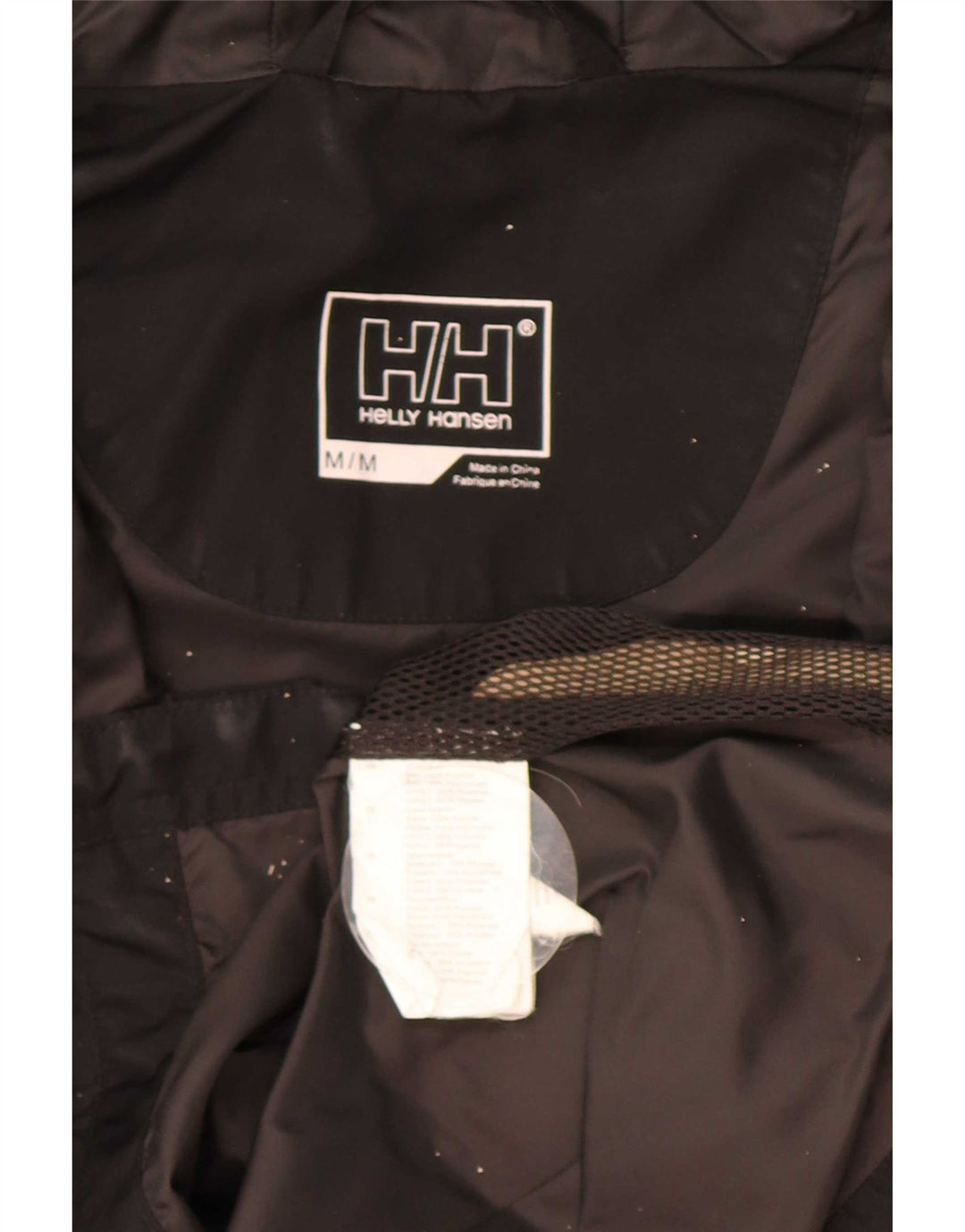 Damski płaszcz wiatrówkowy Helly Hansen z kapturem UK 14, średni czarny poliester