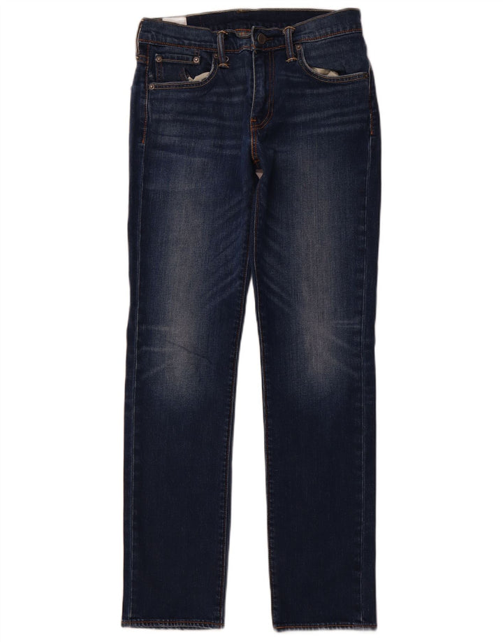 Damskie jeansy LEVI'S 511 Slim W30 L32 Niebieskie bawełniane
