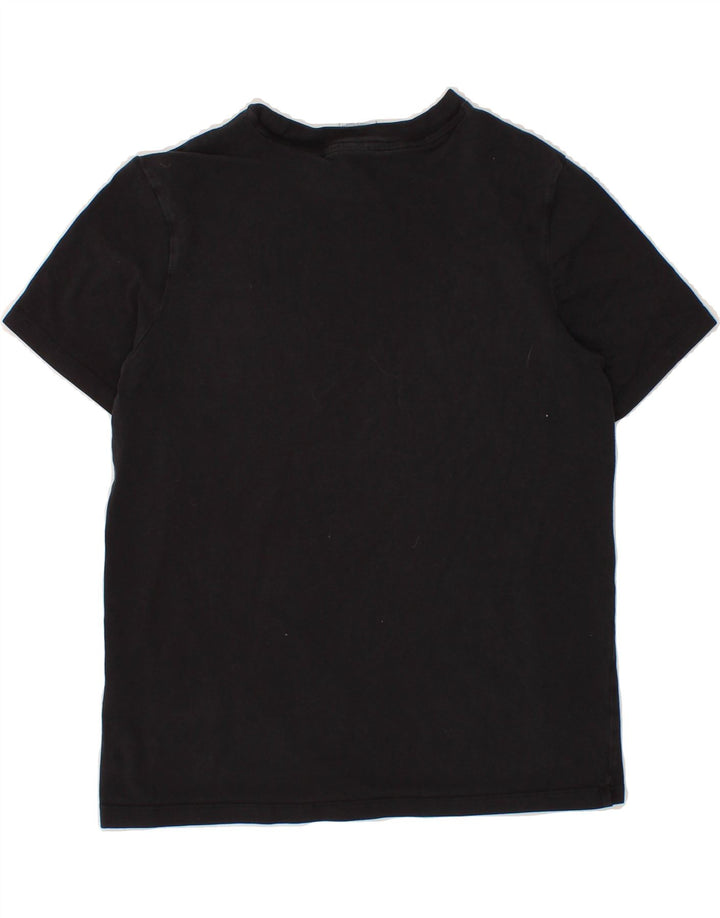 ADIDAS Womens Graphic T-Shirt Top UK 14 Medium Black Vintage Adidas and Second-Hand Adidas from Messina Hembry 