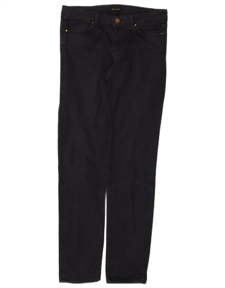 Damskie jeansy skinny Massimo Dutti W30 L31 granatowe