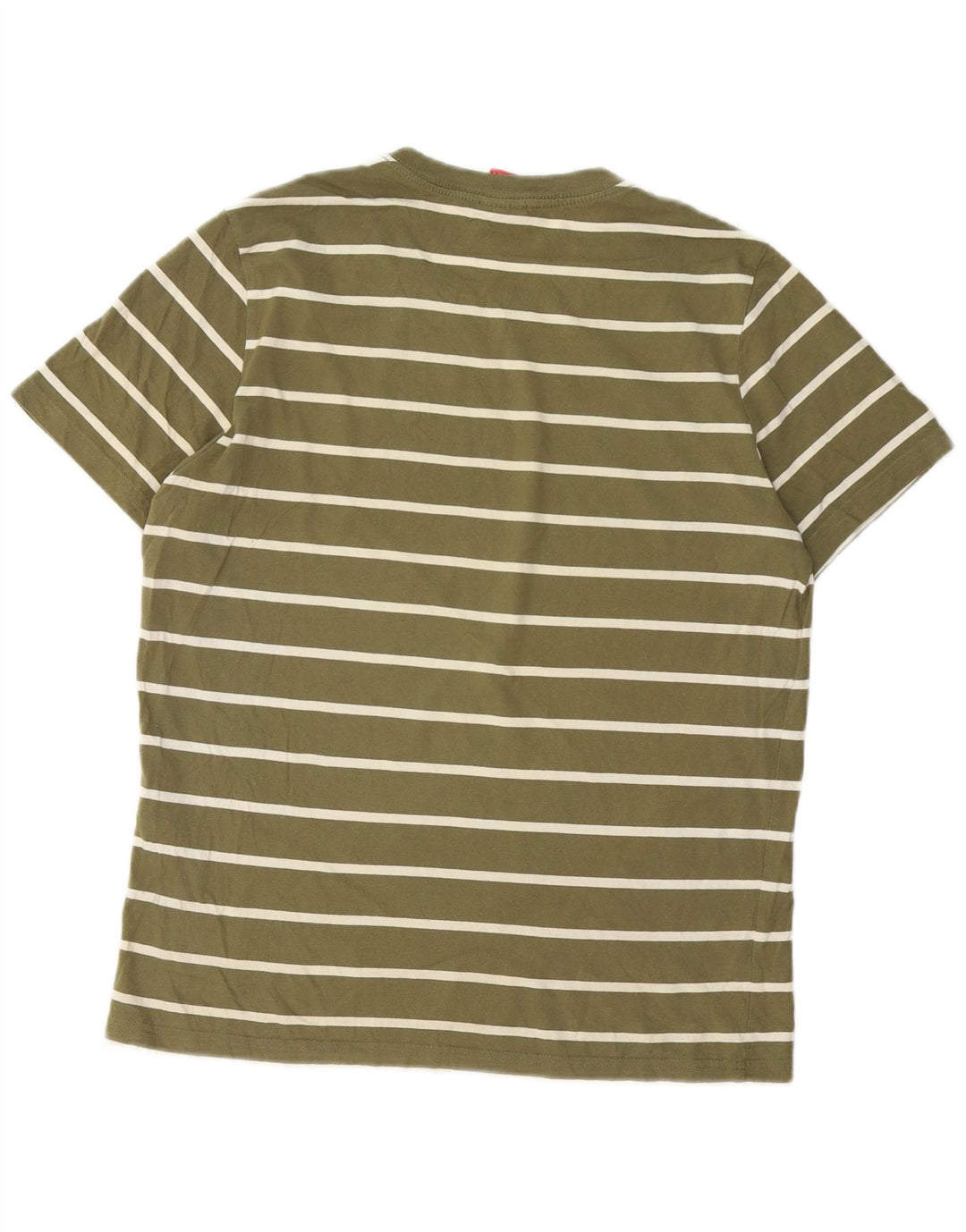 Męska koszulka Puma Top, bawełniana w paski w kolorze khaki