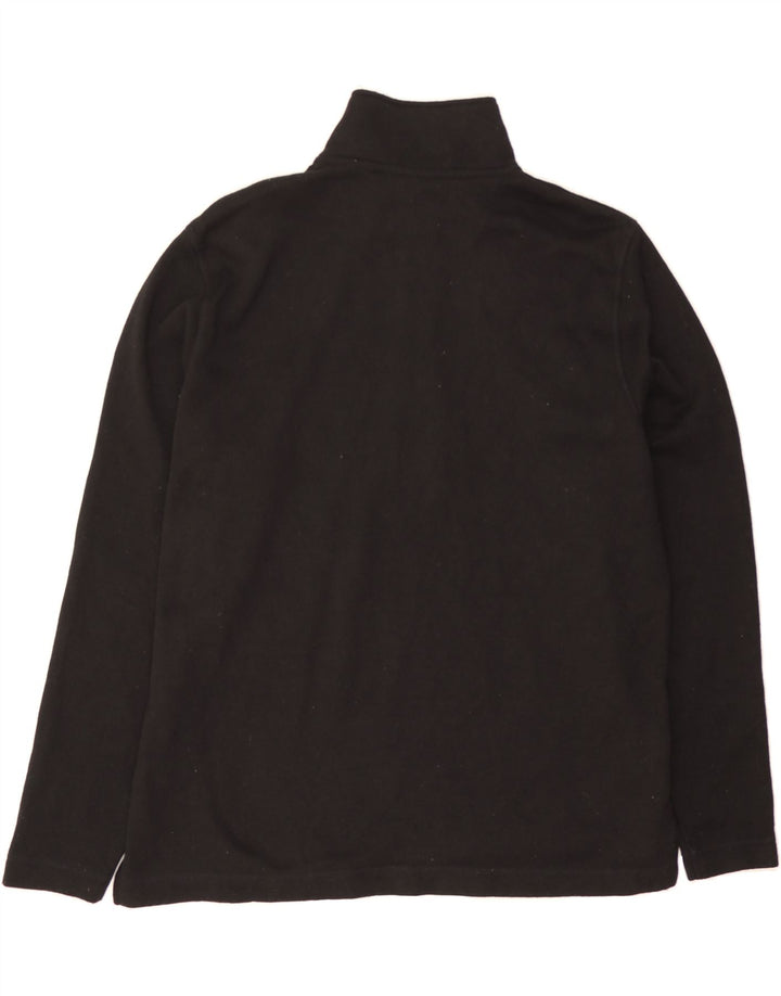 WRANGLER Mens Zip Neck Jumper Sweater Large Black Vintage Wrangler and Second-Hand Wrangler from Messina Hembry 