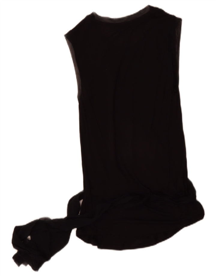 Damska bluzka bez rękawów Massimo Dutti Top UK 10 Small Black