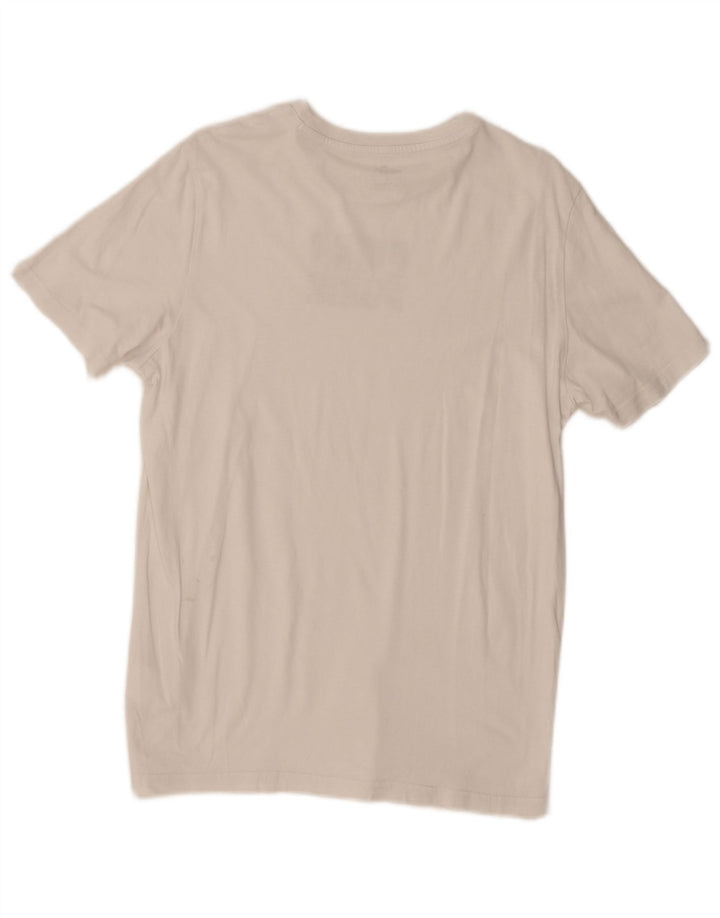 Męski T-shirt z grafiką PUMA, mały, biały, bawełniany
