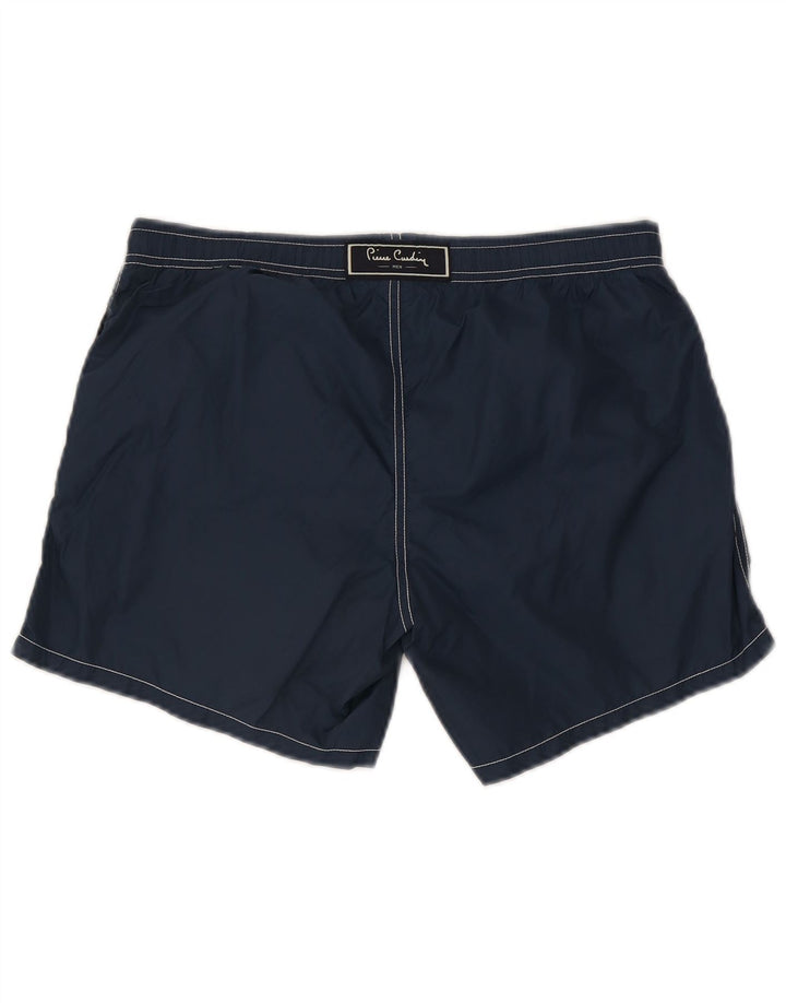Męskie spodenki kąpielowe Pierre Cardin, małe, granatowe, poliestrowe