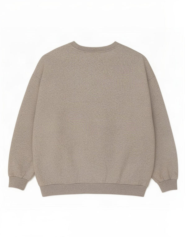 Damska bluza oversize Adidas, UK 12, średnia szara, nakrapiana bawełna