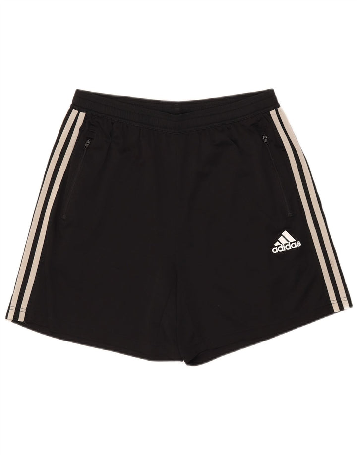 Męskie spodenki sportowe Adidas Aeroready, duże, czarne, poliestrowe