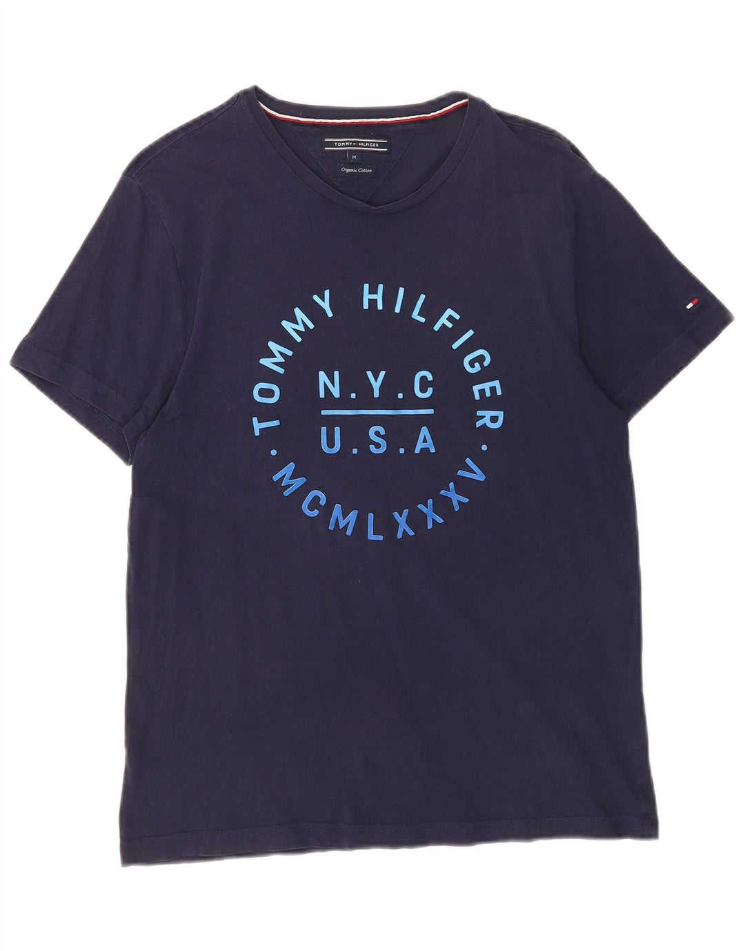 Męska koszulka graficzna Tommy Hilfiger Top Medium Granatowa