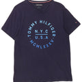 Męska koszulka graficzna Tommy Hilfiger Top Medium Granatowa