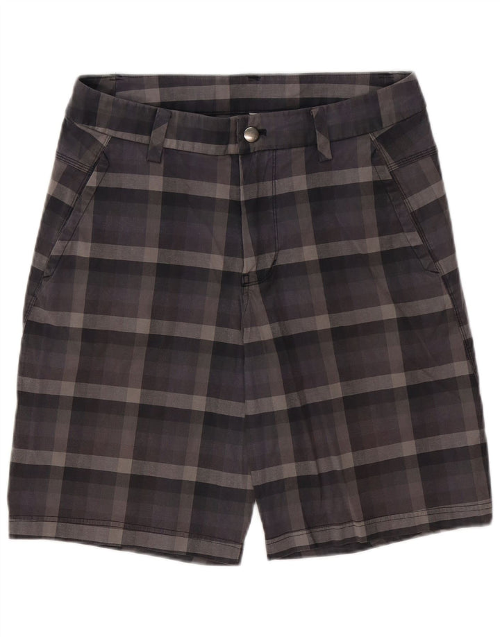 Męskie spodenki Chino Lululemon W32, duże, szare, bawełniane w kratkę