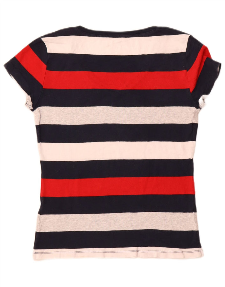 T-shirt damski TOMMY HILFIGER Top UK 12 w średnie, wielokolorowe paski