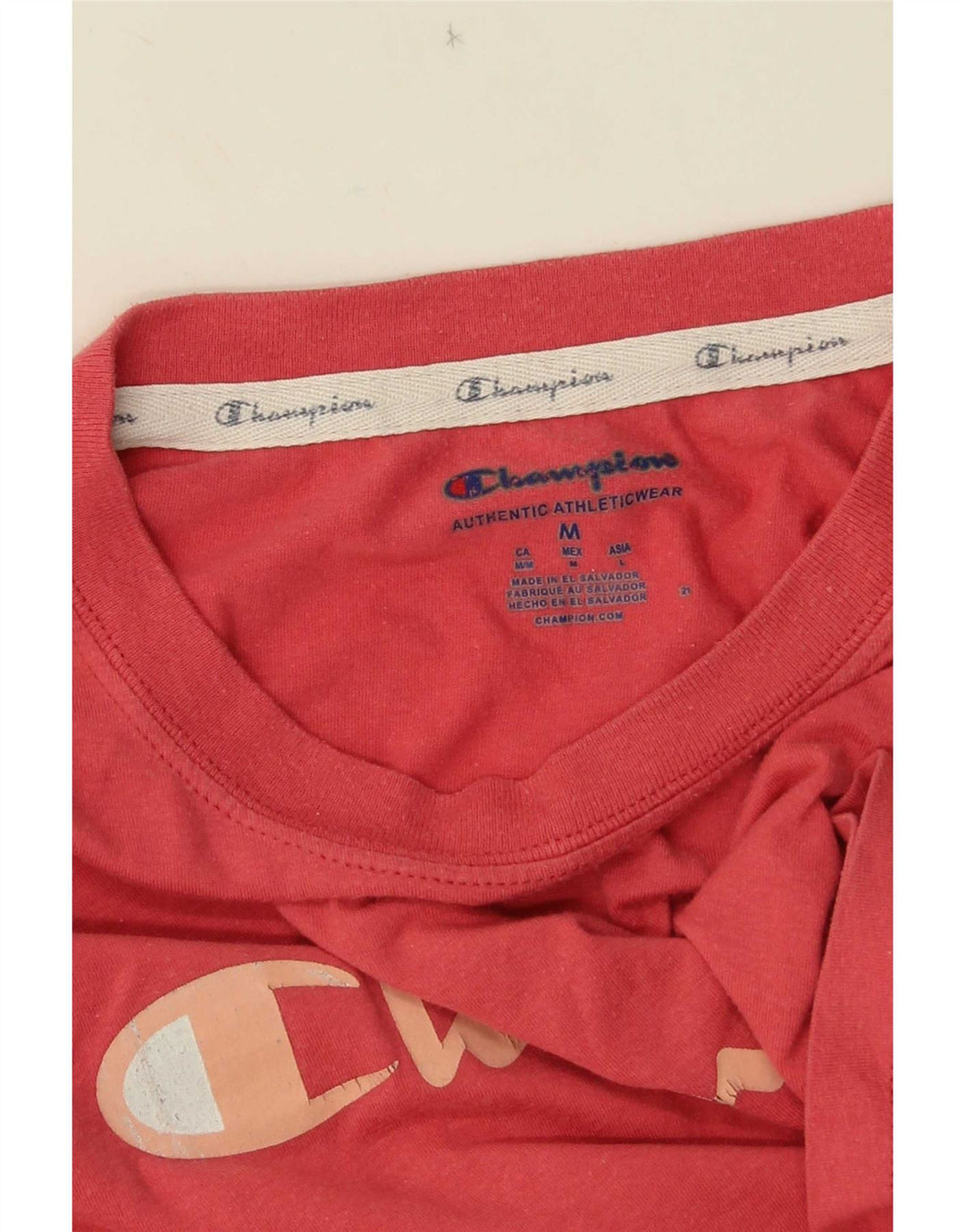 Damska koszulka graficzna Champion Top UK 12 Medium Red